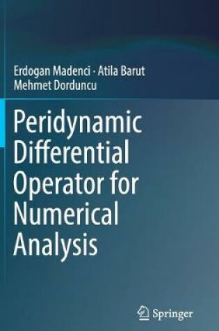 Cover of Peridynamic Differential Operator for Numerical Analysis