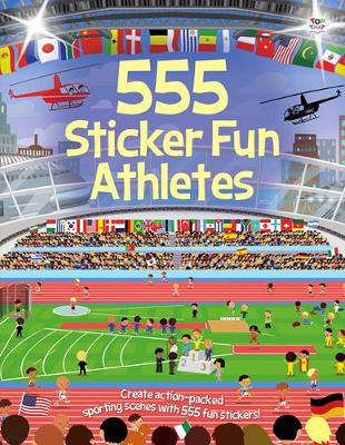 Cover of 555 Sticker Fun - Athletes Activity Book