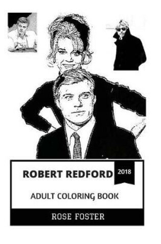 Cover of Robert Redford Adult Coloring Book