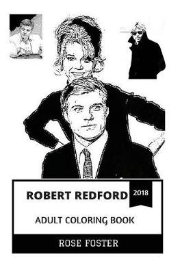 Book cover for Robert Redford Adult Coloring Book