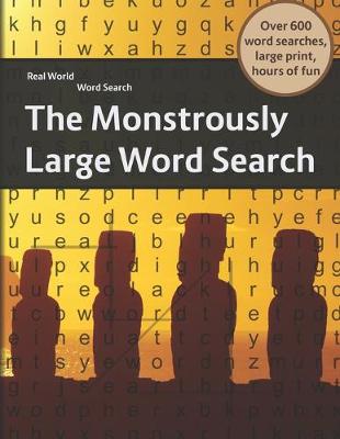 Book cover for The Monstrously Large Word Search