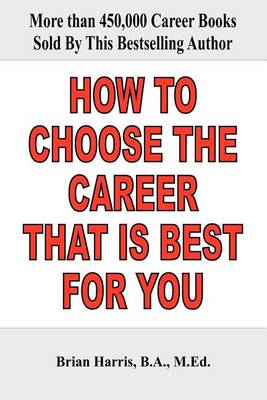 Book cover for How to Choose the Career That Is Best for You