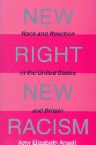 Cover of New Right, New Racism