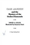 Book cover for The Mystery of the Stolen Diamonds