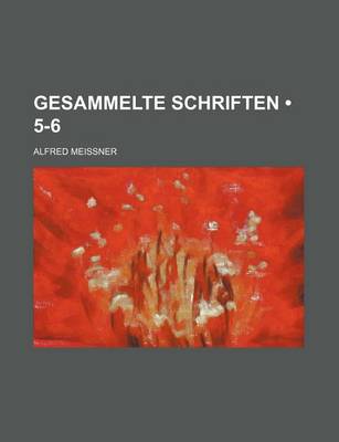 Book cover for Gesammelte Schriften (5-6 )