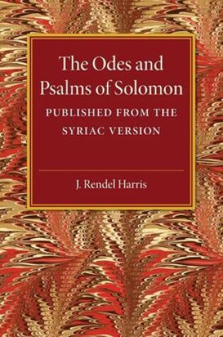 Cover of The Odes and Psalms of Solomon