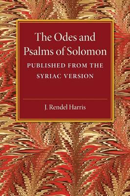 Book cover for The Odes and Psalms of Solomon