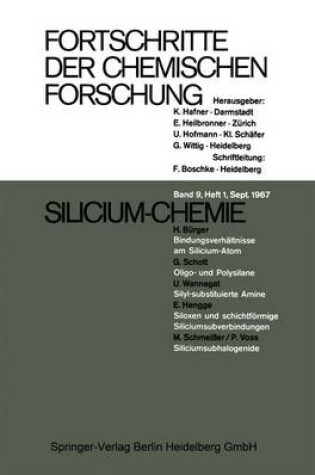 Cover of Fortschritte der Chemischen Forschung