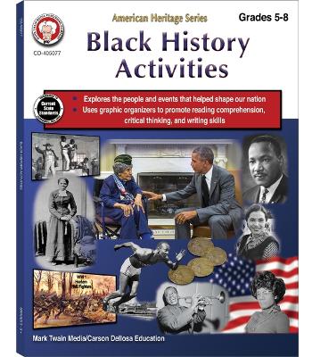 Book cover for Black History Activities Workbook, Grades 5 - 8