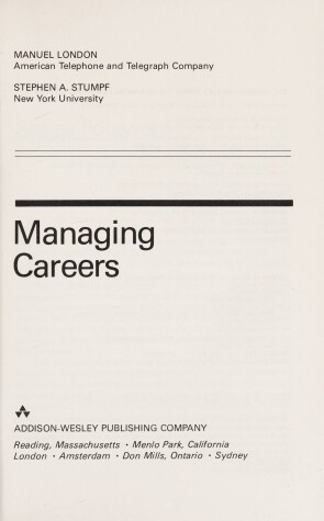 Book cover for Managing Careers