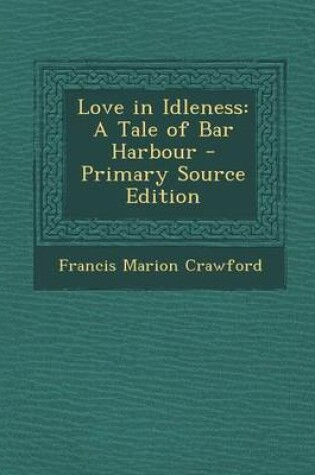 Cover of Love in Idleness