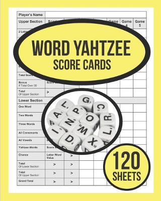 Cover of Word Yahtzee Score Cards For Word Yahtzee