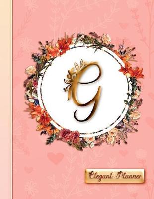 Book cover for "g" - Elegant Planner