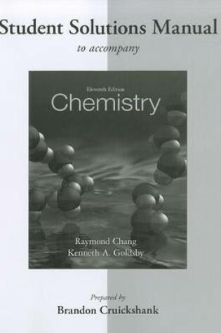 Cover of Chemistry Student Solutions Manual