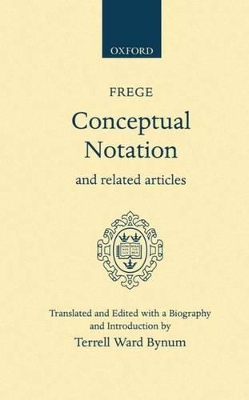 Book cover for Conceptual Notation and Related Articles