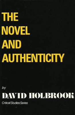 Cover of The Novel and Authenticity