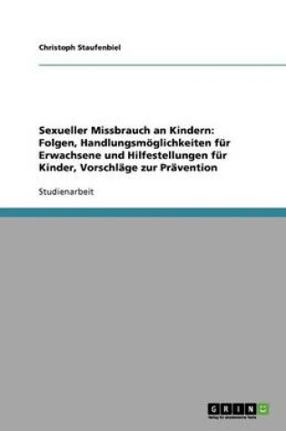 Cover of Sexueller Missbrauch an Kindern