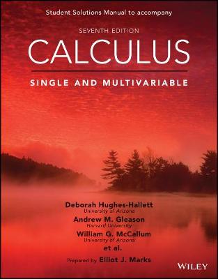 Book cover for Calculus: Single and Multivariable, 7e Student Solutions Manual