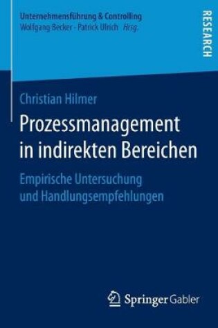 Cover of Prozessmanagement in indirekten Bereichen