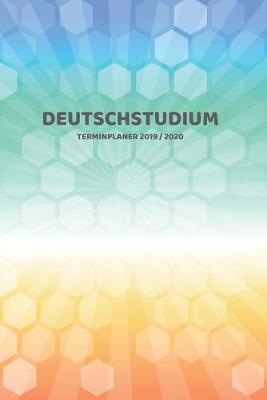 Book cover for Deutschstudium Terminplaner 2019 2020