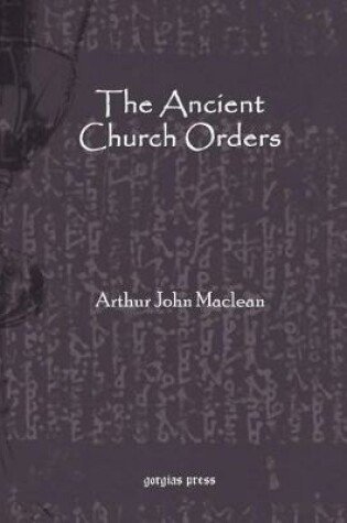 Cover of The Ancient Church Orders