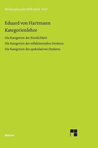 Cover of Kategorienlehre