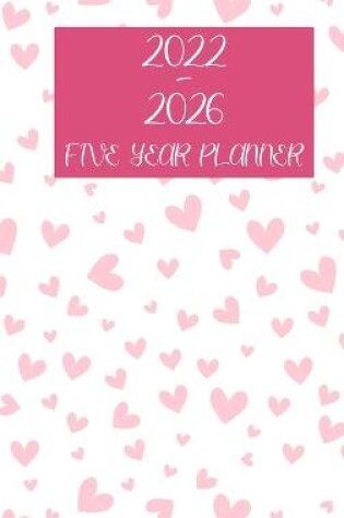 Cover of 2022-2026 Monthly Planner 5 Years - Dream it - Plan it - Do it