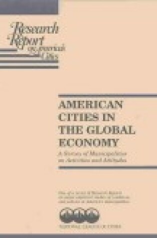 Cover of American Cities in the Global Economy