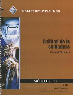 Book cover for ES29106-09 Weld Quality Trainee Guide in Spanish