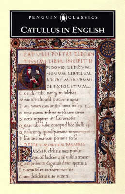 Cover of Catullus in English