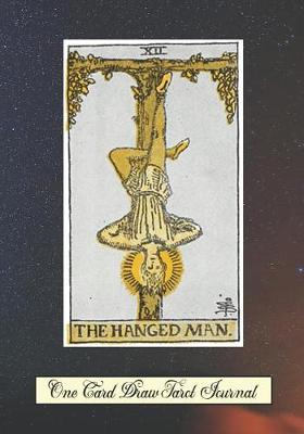 Book cover for The Hanged Man One Card Draw Tarot Journal