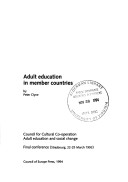 Book cover for Adult Education in Member Countries