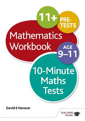 Book cover for 10-Minute Maths Tests Workbook Age 9-11