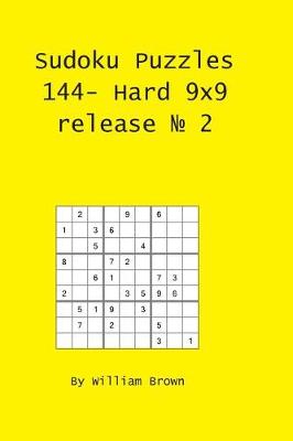 Book cover for Sudoku Puzzles 144 - Hard 9x9