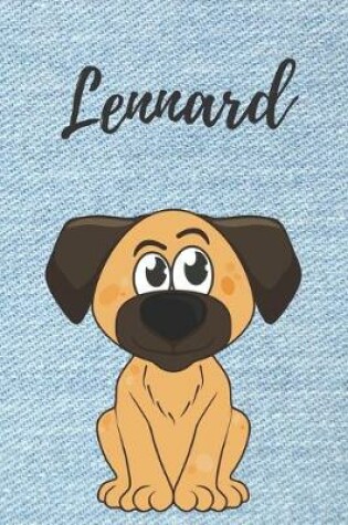 Cover of Lennard Hunde-Notizbuch / Malbuch / Tagebuch