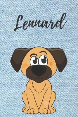 Book cover for Lennard Hunde-Notizbuch / Malbuch / Tagebuch