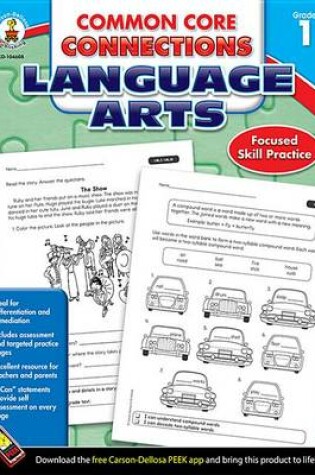 Cover of Common Core Connections Language Arts, Grade 1