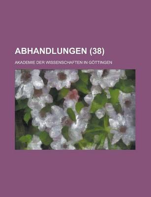 Book cover for Abhandlungen (38)