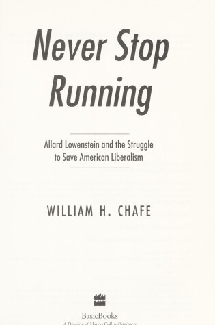 Cover of Never Stop Running