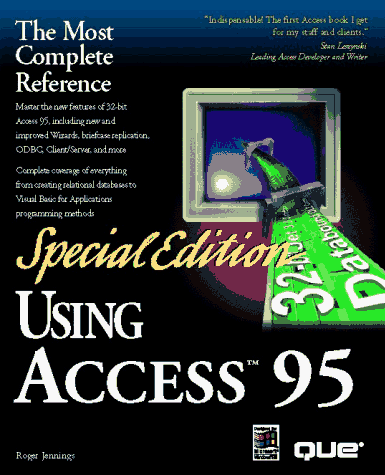 Book cover for Using Access for Windows 95