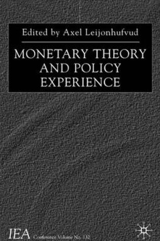 Cover of Monetary Theory and Policy Experience