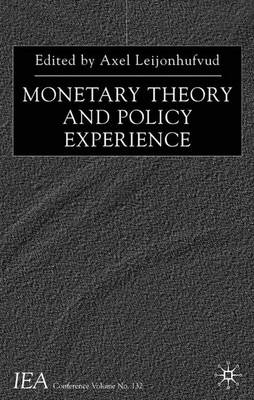 Book cover for Monetary Theory and Policy Experience