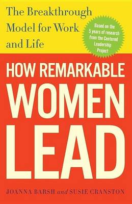 Book cover for How Remarkable Women Lead