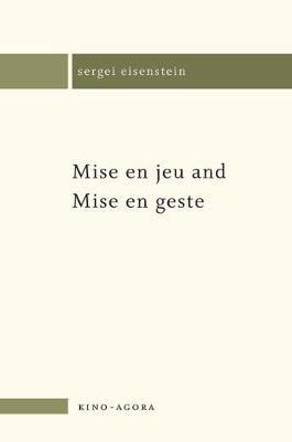 Book cover for Mise en jeu and Mise en geste