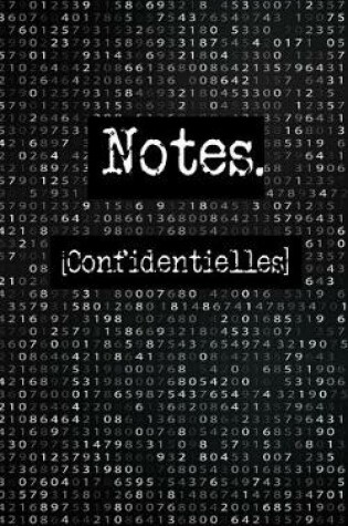 Cover of Notes. [Confidentielles]