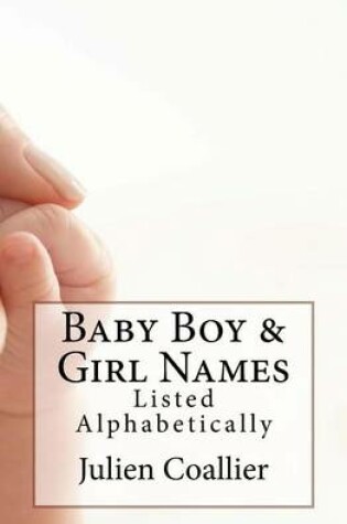 Cover of Baby Boy & Girl Names