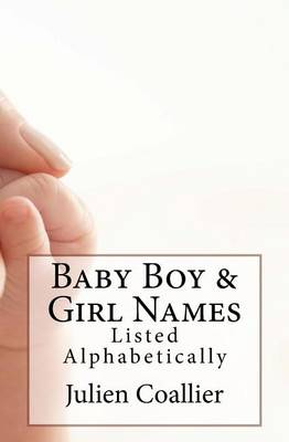 Book cover for Baby Boy & Girl Names