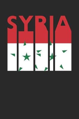 Book cover for Vintage Syria Notebook - Retro Syria Planner - Syrian Flag Diary - Syria Travel Journal