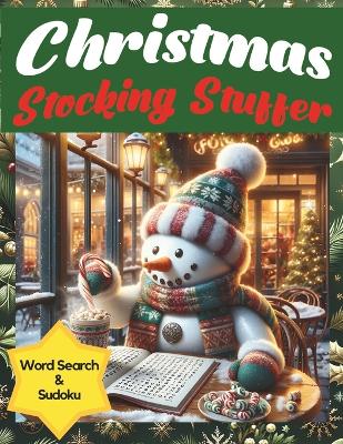 Book cover for Christmas Stocking Stuffer Wordsearch & Sudoku