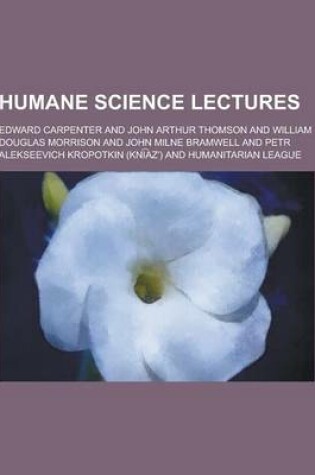 Cover of Humane Science Lectures